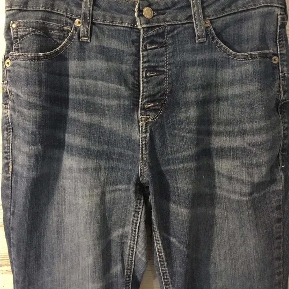 Ariat Women's Dark Blue Bootcut Flare and Button Fly